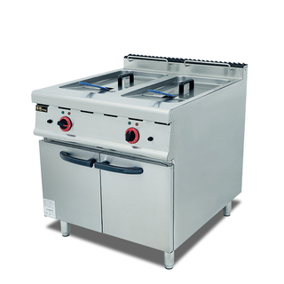 Electric Fryer (2-Tank&2-Basket) With Cabinet（BDF-885）