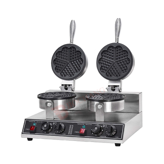 Double Heade Five Heart Waffle Furnace